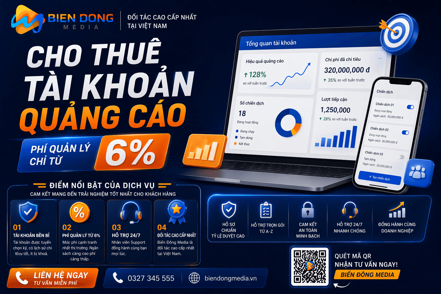 Thuê tài khoản Quảng cáo