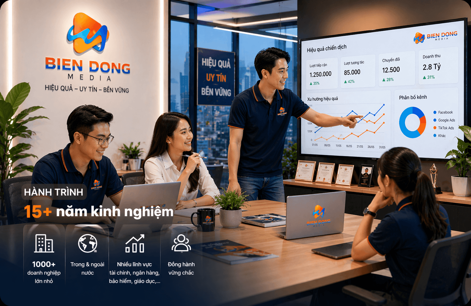 Hành trình 15+ năm kinh nghiệm của Biển Đông Media